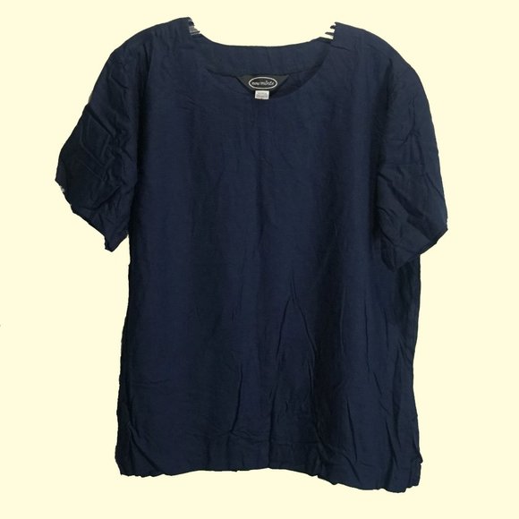 New Mints Rayon lightweight SS tee shirt top EUC M - Picture 1 of 3